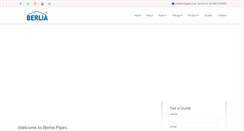 Desktop Screenshot of berliapipes.com